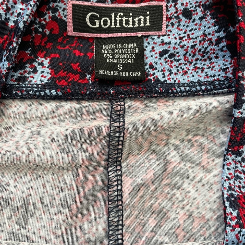 Women's Golftini Ruffle Cosmic Print Golf Skort Small - Picture 4 of 5